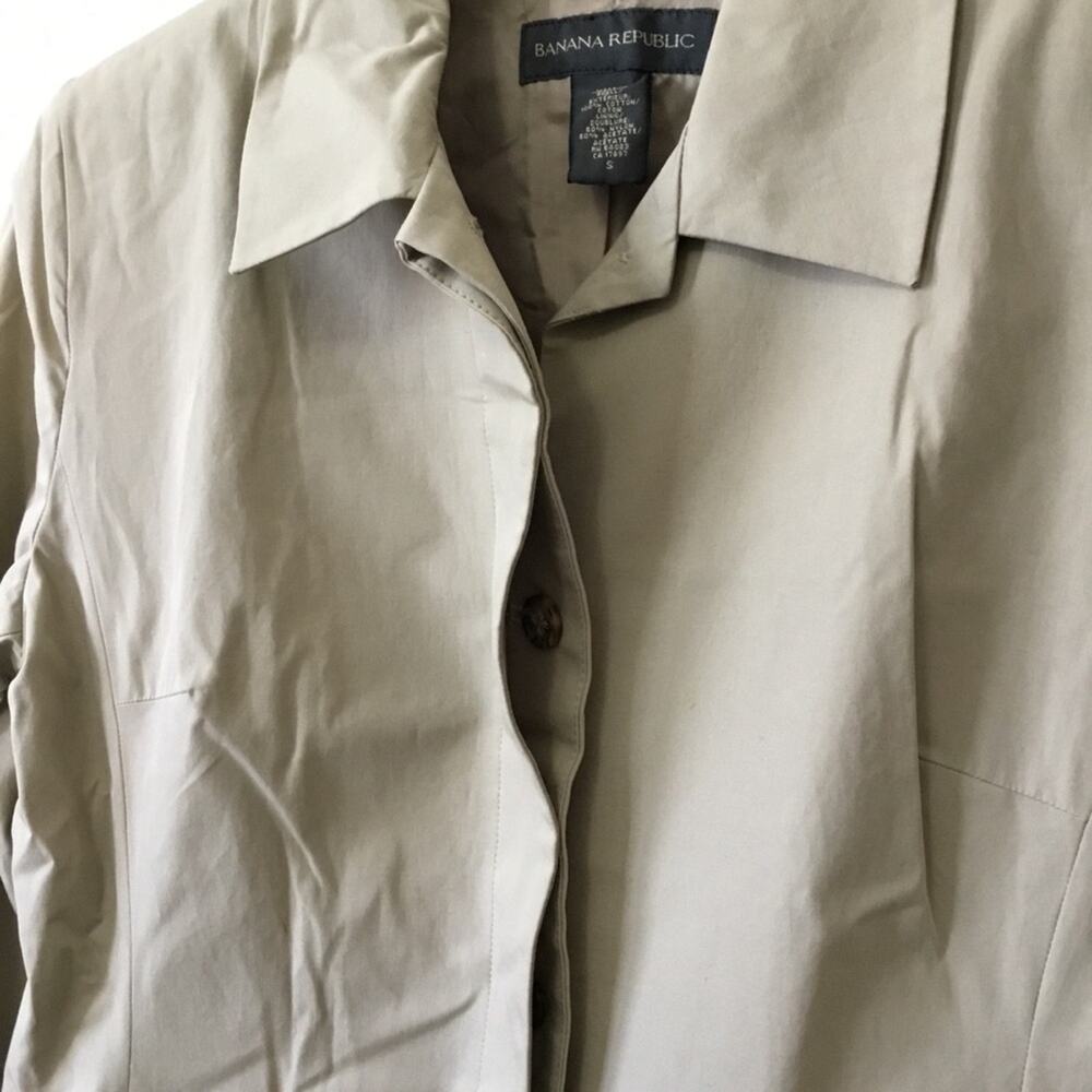 Banana Republic Beige Trend Coat - Picture 8 of 16
